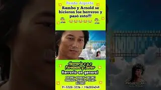 Rambo y Arnold Schwarzenegger trabajando juntos 😂