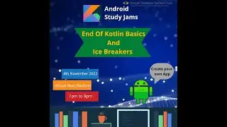 Android Study Jams Session 3 - 4th Nov, 2022