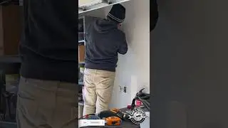 Inside a wall 