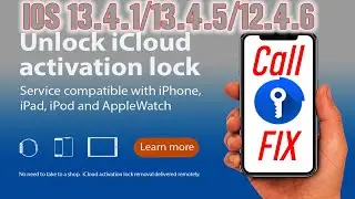 Remove iCloud Passcode Disable,Fix Call,Fix Sim,Fix Data || iOS 13.4.1/13.4.5/12.4.6.12.4.5 Working