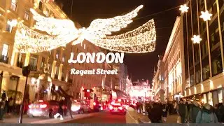Decoration of the London Lights. Christmas Lights: A Magical, Tour of London's Holiday Decorations