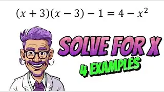 How to solve for x 