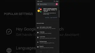 Turning on Google Assistant