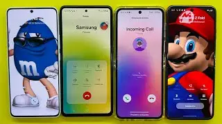 Incoming + Outgoing Call Poco X6+Motorola Razr 40 Ultra vs Samsung A72+Samsung Z Flip5