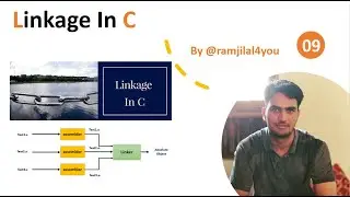 C_09 Linkage In C Programming | Internal | External | No Linkage | Translation Unit | Live examples