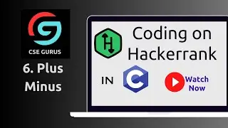 6. Plus Minus || Hackerrank || C