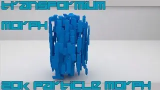 Blender 'Transformium' - 20k Keyed Particles