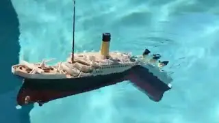 Brtiannic & Titanic Sinking Together (version 2) Morland version Two ships sinking at the same time!
