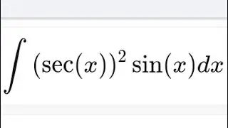 Integral of sec square x into sin x | #shorts #integral #youtubeshorts