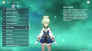 Sucrose all English voicelines [Genshin impact]