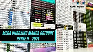 Mega Unboxing Manga Octubre 2021 España [SMC] - Parte 2