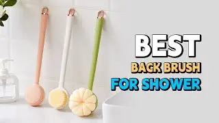 3 in 1 Back Body Bath Brush for Shower with Long Handle 