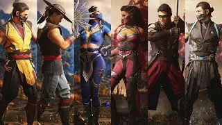 Mortal Kombat 1 - All Walk Out Animations