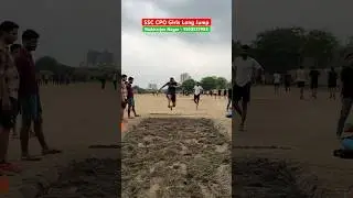 SSC CPO Girls 9 Feet Long Jump 💯🔥🔥✅|| #cpophysical #shorts