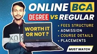 Online BCA vs Regular BCA Degree | Which One is Good For You ? BCA Online Admission | Coding Giant