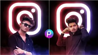 Instagram dual ton photo editing/picsart glowing photo editing