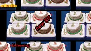 2022के new डिजाइन हार necless// दुल्हन हार  #viralvideo #necless #bridal