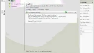 Installing Exchange Server 2007 Enterprise - Accepted domains,Send/Receive Connectors - PT5