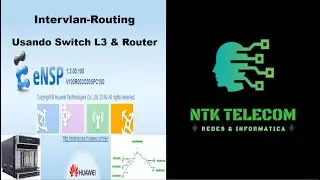 huawei ensp 👩‍💻Inter-vlan Routing (Router-on-a-Stick)