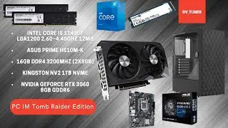 Montei um PC IM Tomb Raider - Intel i5 11400F / RTX 3060 / 16GB 🔥