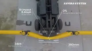 Polymer vs Steel safety barrier impacts A SAFE polymer safety barriers perform better than steel