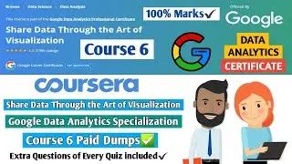 Share Data Through the Art of Visualization | Coursera Google Data Analytics | Course 6 Quiz Answers