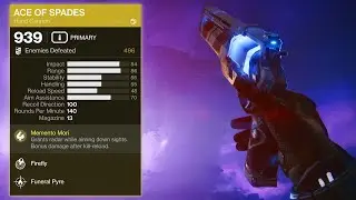 Destiny 2 | The Ace of Spades Exotic Hand Cannon Review