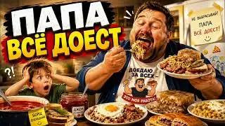 Папа всё доест!