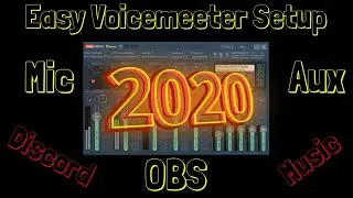 Set up Voicemeeter with OBS and Discord 2020 | New Twitch Streamer Help | Split Audio| Mixer Youtube