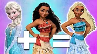 Princess MASHUP: Frozen + Moana = ??? | Dream Mining