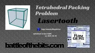 Lasertooth - Tetrahedral Packing Problem [Sega Genesis/MegaDrive]