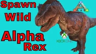 how to spawn A Wild Alpha Rex in ark xbox one and PS4