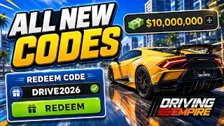 ALL NEW DRIVING EMPIRE CODES 2026 JULY ✅ FREE CARS & MONEY! WORKING CODES FOR ROBLOX DRIVING EMPIRE