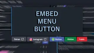 Cara Membuat Menu Button | Tutorial Discord