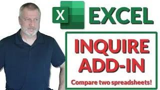 Excel INQUIRE Add-in