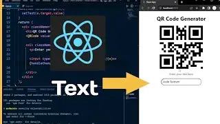 Create a QR code Generator in React