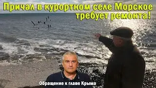 Причал в курортном селе Морское: вид, безопасность, перспективы...