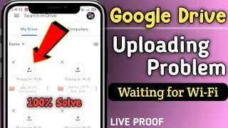 Google Drive Uploading Problem | How to fix google drive waiting for Wifi problem | Techmind Mithu