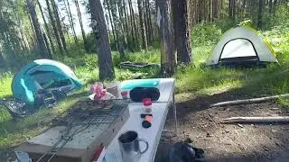Лето река Пышма залив Тахтым 4