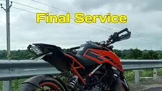 Finally 3rd Service Ho gayii☺ || Ktm duke 200 bs6 3rd service || Duke 200 Final Service Done ||#vlog