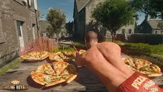 Доставщик Пиццы в Труселях в игре Cuisine Royale . Кузин Рояль от NORMUL