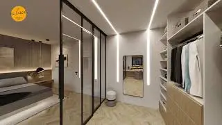 Inspiration Ankleidezimmer | LED-Beleuchtung | 3D-Animation
