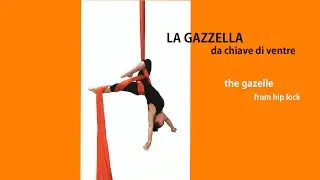 Tessuti aerei PRINCIPIANTI - La gazzella, #beginners #aerialsilk #danzaaerea #tessuti