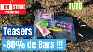 TUTO: PÊCHE du BAR & du LIEU: Pensez TEASER pour multiplier vos chances de capture !!!