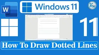 ✅ How To Draw Dotted Lines in Microsoft Word