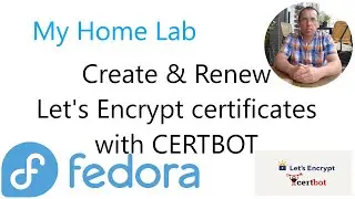 Create a FREE Domain and a Secure SSL Let's Encrypt certificate with Certbot on the Fedora Server.