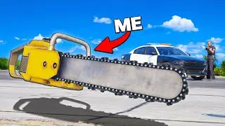 GIANT FLOATING CHAINSAW TERRIFIES PLAYERS! | GTA 5 RP