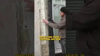 Joining A New Wall Onto An Existing Wall #shorts