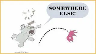There is a bird on your head! #kidsstory #elephantandpiggie