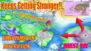 This Storm Keeps Getting Stronger! Invest 92L Potential Major Hurricane!